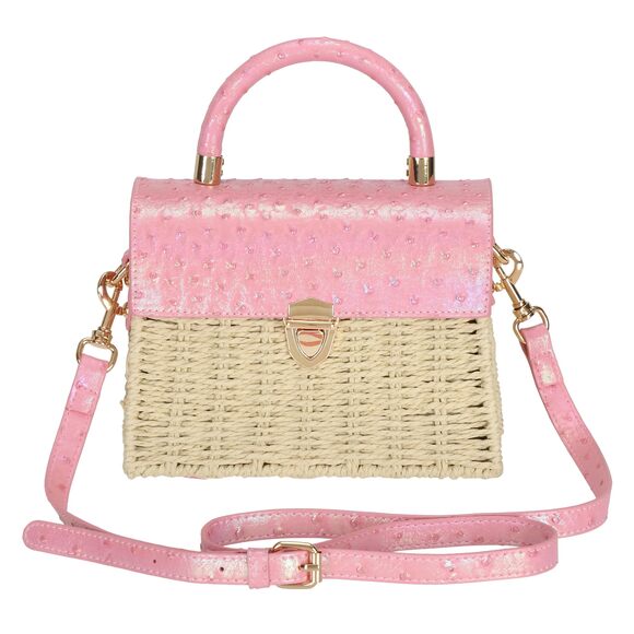 Handbags - 9407 Handmade Straw Bag Rattan Purse Woven Handbag Summer Beach Tote